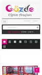 Mobile Screenshot of gozdeegitimaraclari.com